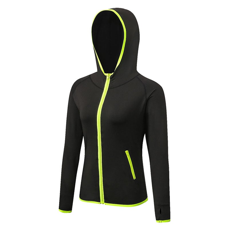 Quick Drying Color Matching Zipper Hoodie for Fitness | Streetwear
