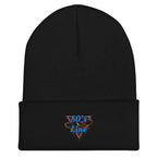 80's Line Cuffed Beanie | Embroidered Cap