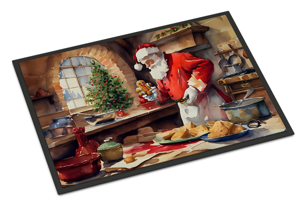 Cookies with Santa Claus Doormat