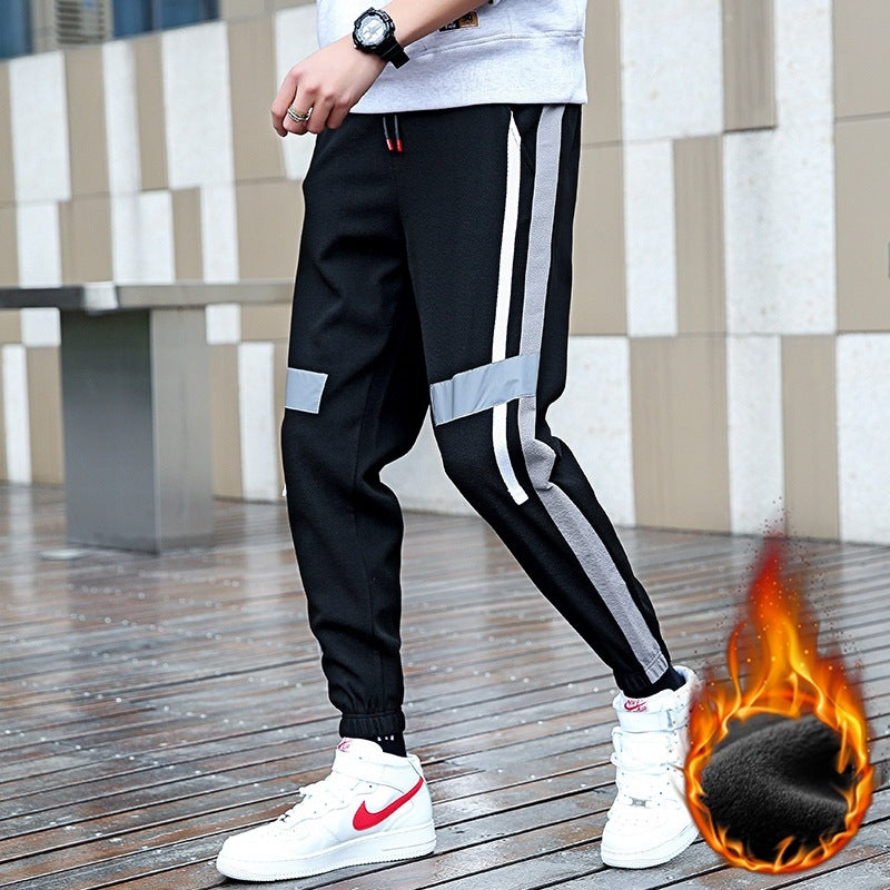 Men's Plus Cashmere Sweatpants for Autumn and Winter