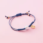 Handcrafted Ceramic Lucky Cat Bracelet with Bell