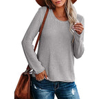 New Women's Loose Round Neck Sweater (European & American)
