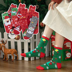 Funny Cartoon Christmas Socks with Stereo Ears for Ladies