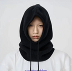Wool Drawstring Pullover Beanie | Streetwear