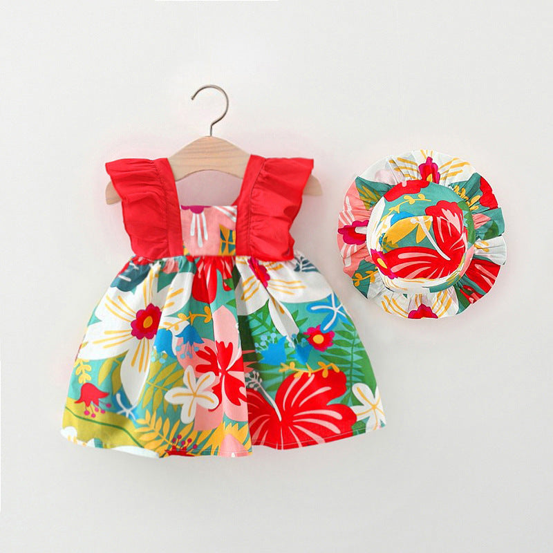 New Summer Girls' Small Flower Dress
