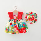 New Summer Girls' Small Flower Dress