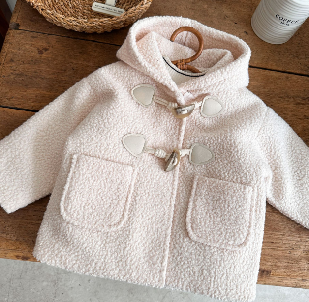 Autumn Winter Baby Lamb Wool Coat