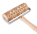Christmas Print Eco-Friendly Kitchenware Rolling Pin