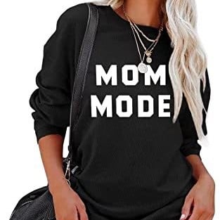 Large Long Sleeve Round Neck Sweater Sweatshirt | Streetwear