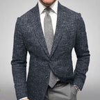 Men's Plaid Blazer Jacket for Spring and Autumn
