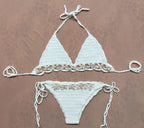 Popular Knitted Swimsuit with Shell Design