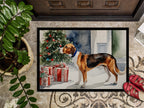 English Foxhound Cozy Christmas Doormat