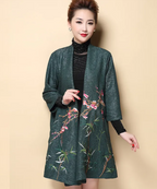 Embroidered Jacket Cardigan