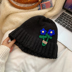 Cute Flower Wool Hat for Women to Showcase Style | Embroidered Cap