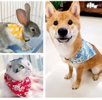 Cute Christmas Triangle Dog Scarf & Cat Collar