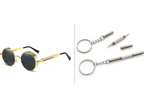 Retro Steampunk Round Sunglasses