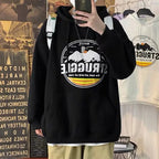 Men's Hooded Sweatshirt with Big Pocket Pullover Top | Streetwear
