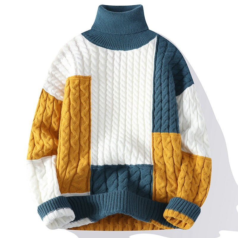 Couple's Thick Cashmere Turtleneck Pullover Sweater | Streetwear