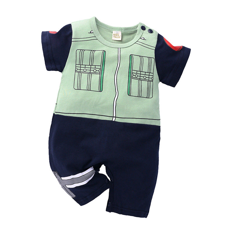 Summer Cartoon Baby Bodysuit for Infants and Toddlers