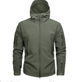 Men's Tactical Softshell Jacket for Outdoor Activities (One Piece)