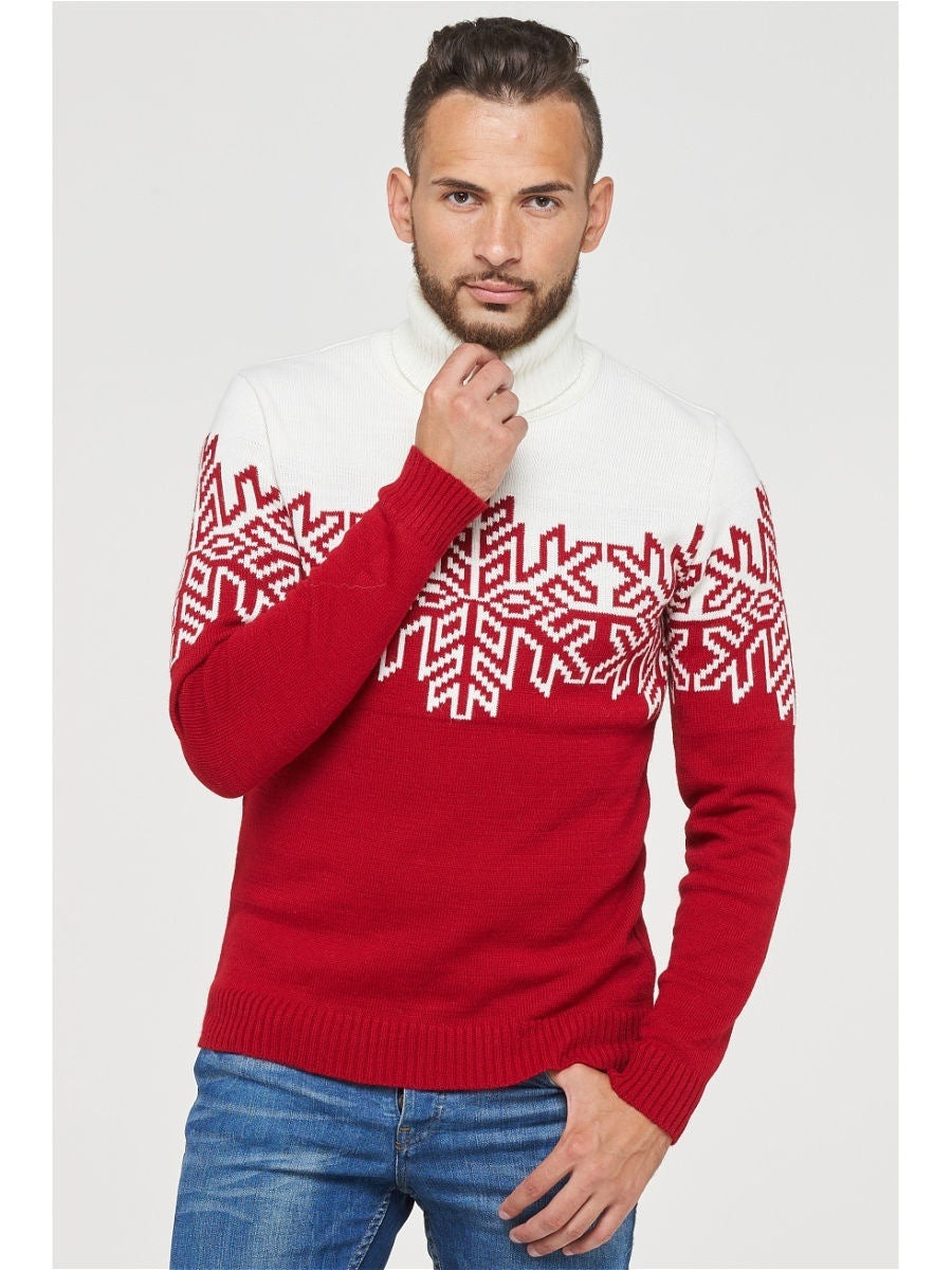 Jacquard Christmas Parent-Child Sweater Set