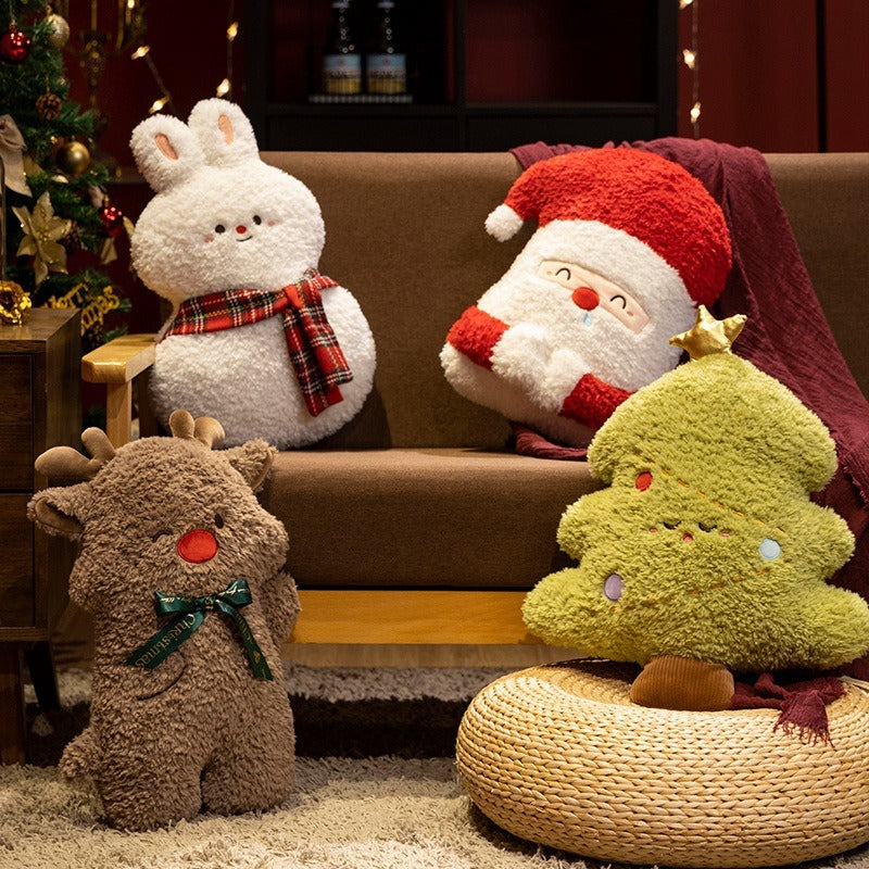 Plush Christmas Tree Pillow Gift Doll