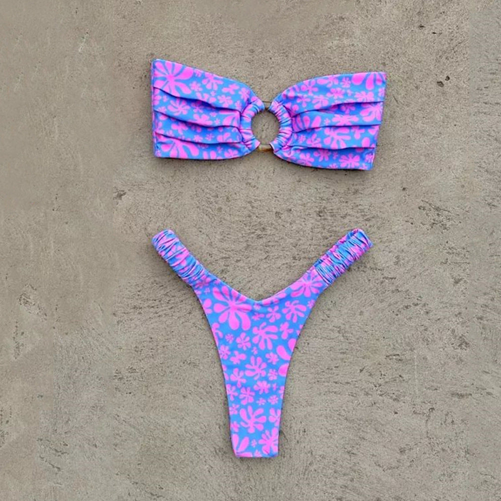 2023 Floral Print Ins Style Bikini Swimwear Collection