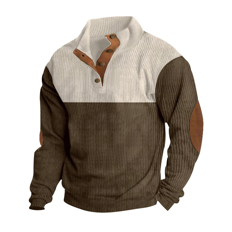 Casual Button Sweatshirt | Streetwear
