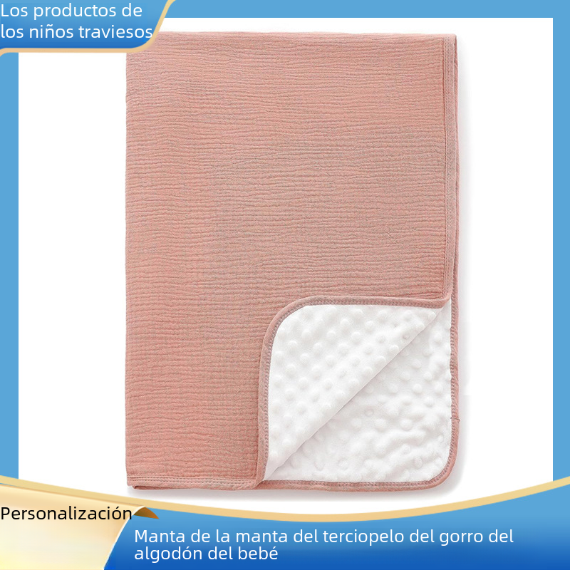 Cotton Fleece Baby Blanket for Spring and Autumn