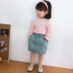 Comfortable Cotton Sweater with Large Flower Collar