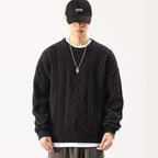 Men's Loose Round Neck Sweater