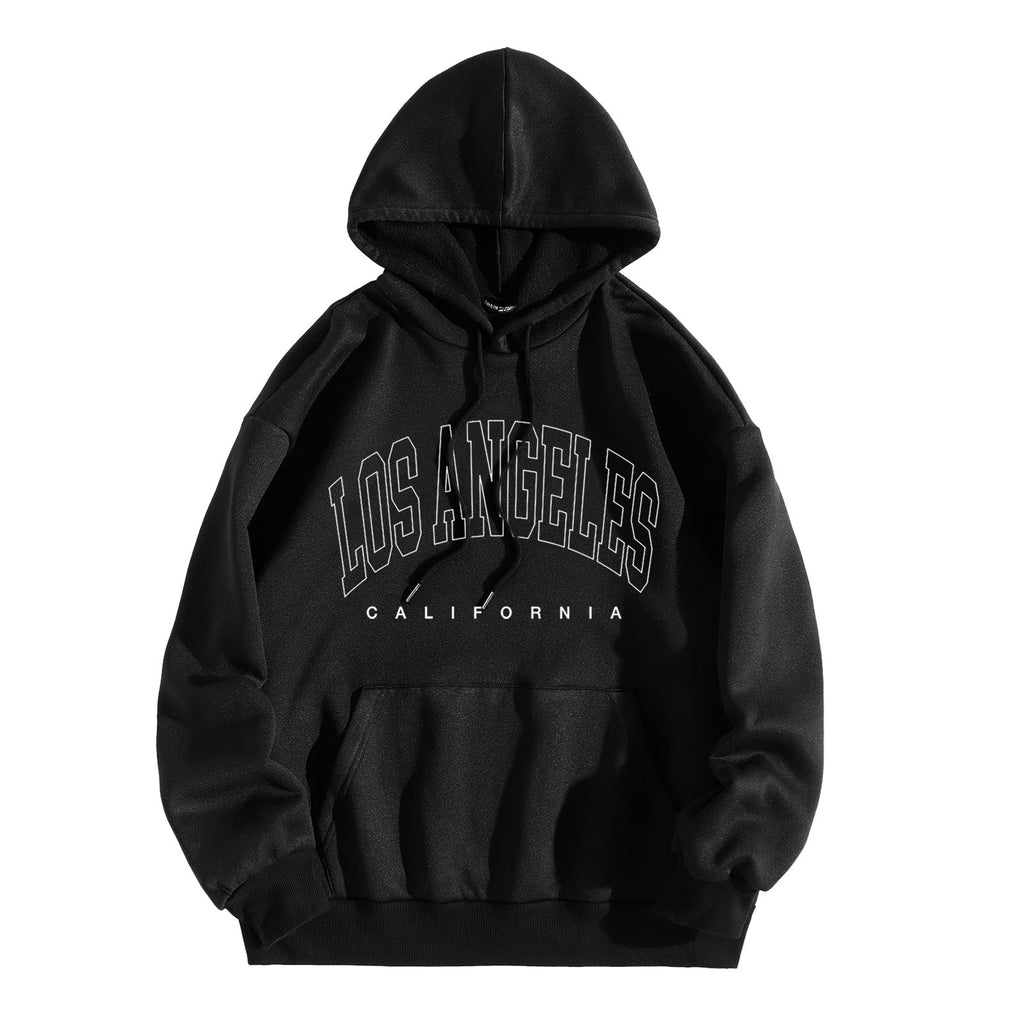 Men's and Women's Long Sleeve Hoodie with Graphic Print | Streetwear