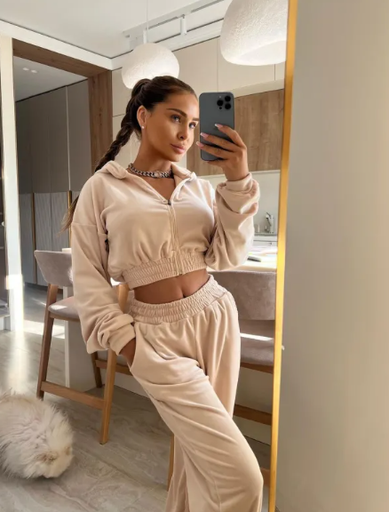 Women's Zip Hoodie 2-Piece Set | Streetwear