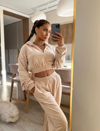 Women's Zip Hoodie 2-Piece Set | Streetwear
