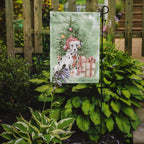 Dalmatian Christmas Presents and Tree Garden Flag