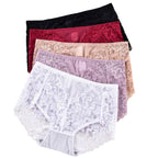 Lace Mid-Rise Sheer Mesh Thong for Comfort and Style