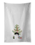 Shih-Tzu Black and White #4 Christmas Kitchen Towel Set of 2