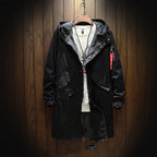 Plus Size Men's Casual Hooded Fashion Jacket