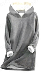 Thick Fleece Long Sleeve Casual Sweatshirt | Streetwear