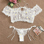 New European and American Lace Lingerie Set (2 Pieces)