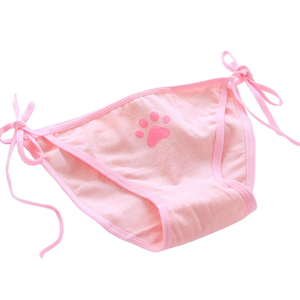 Cute Lolita Animation Print Low Waist Ladies Panties