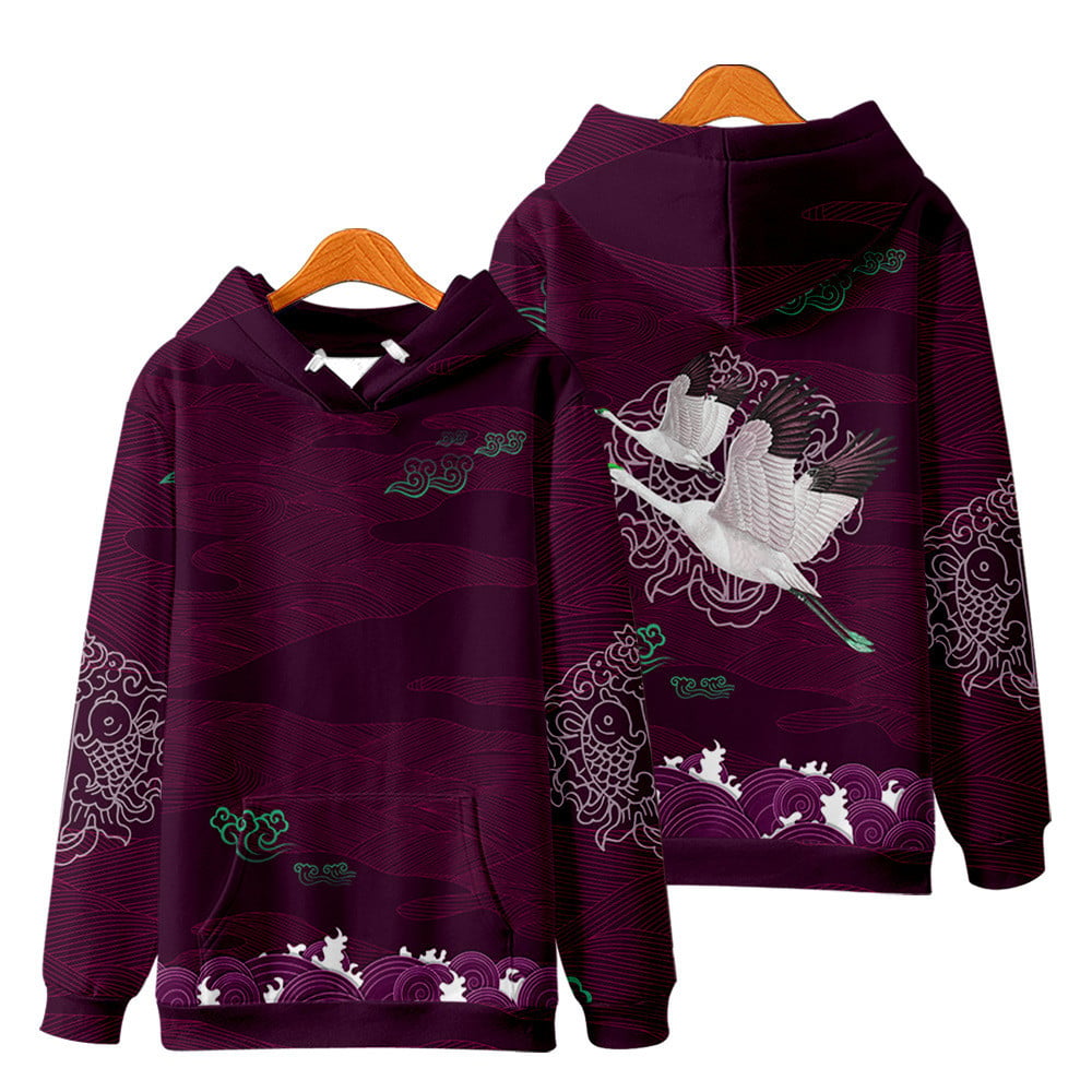 Women's Hoodie with Snow Mountain Digital Print | Streetwear