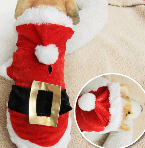 Warm Christmas Vest Shirt for Small Dogs