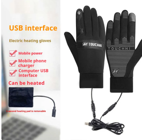 Fleece-Lined Warm Cycling Gloves