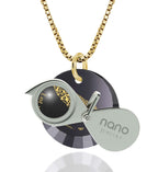 Inspirational Bird Crystal Charm Necklace