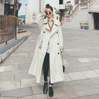 Korean Style Plaid Patchwork Commuter Coat