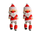 Santa Claus Polymer Clay Fashion Earrings