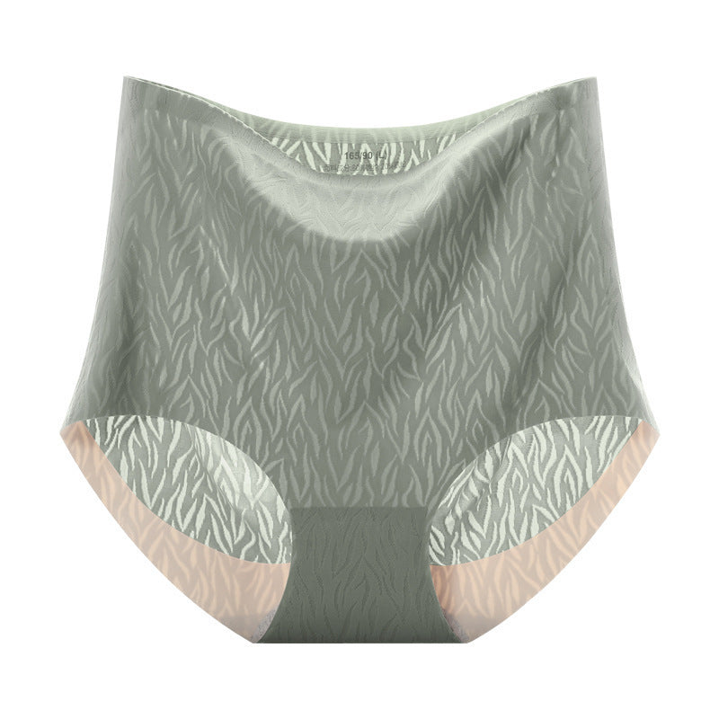 High-Waisted Seamless Shaping Panties with Cotton Crotch