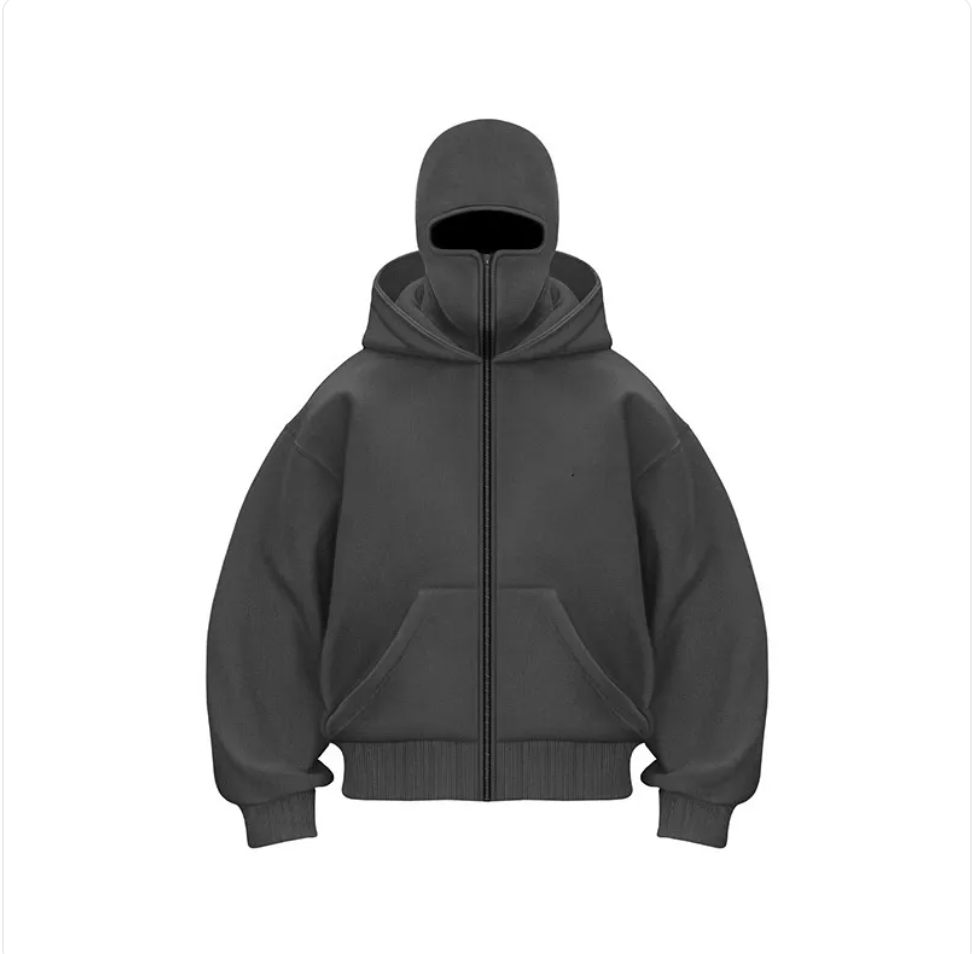 Fleece-Lined Double Hooded Sweater