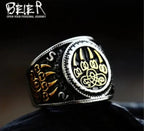 Nordic Bear Paw Ring